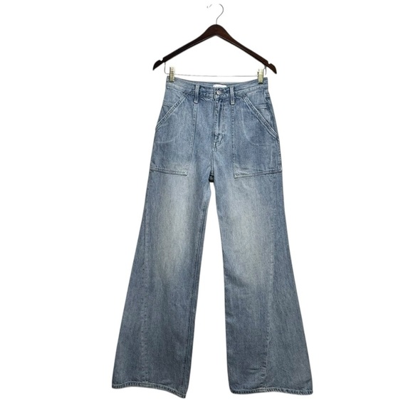 PISTOLA Ruby Utility High Rise Palazzo Jeans Kona 26 - Picture 7 of 12